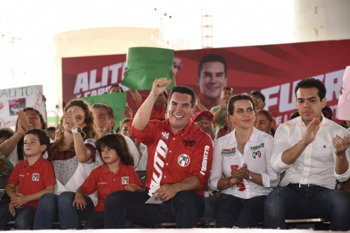 El candidato al CEN del PRI en su reciente visita al estado.