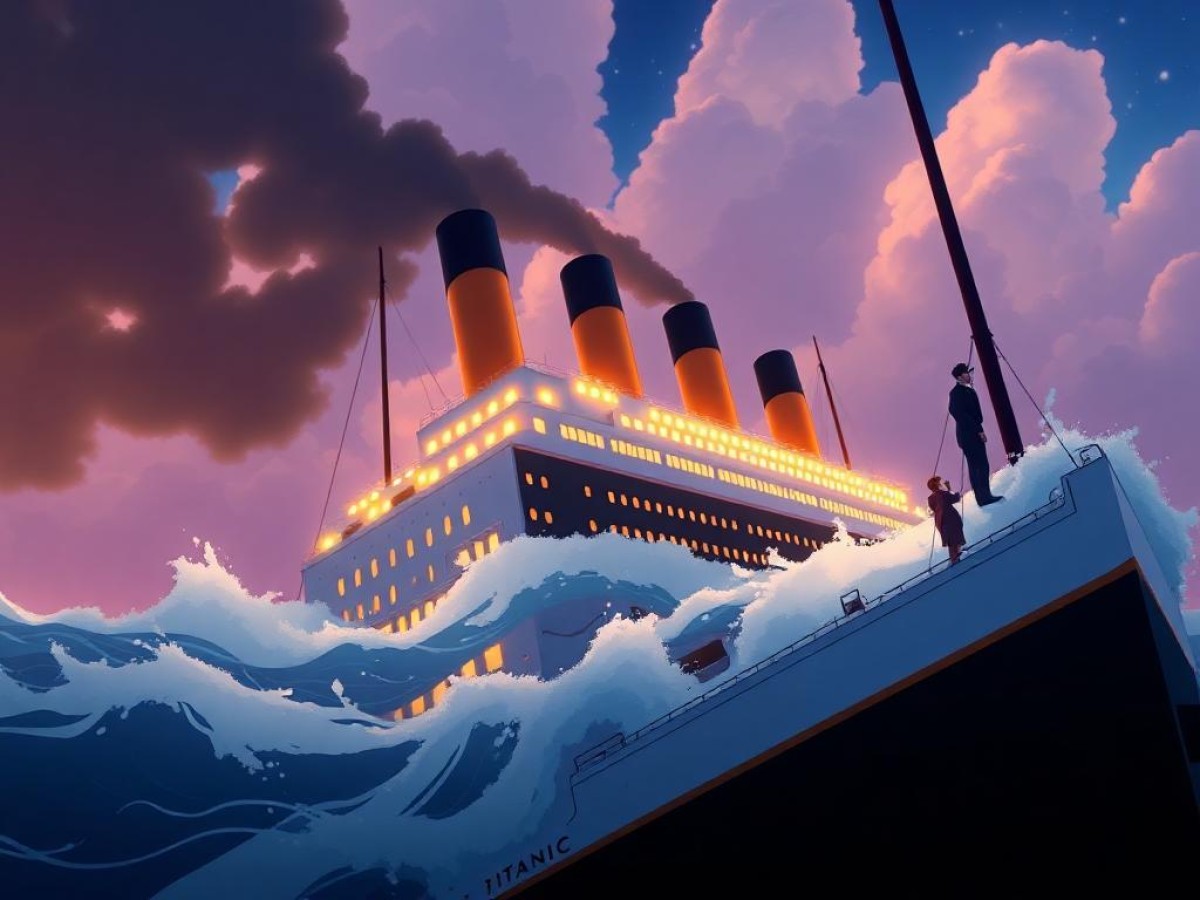 Así de increíble se vería ‘Titanic’ en una versión animada de Studio Ghibli