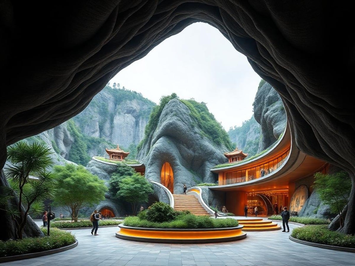 New Tourism Buildings Designed to Seamlessly Blend in at Famous Rocky Geopark