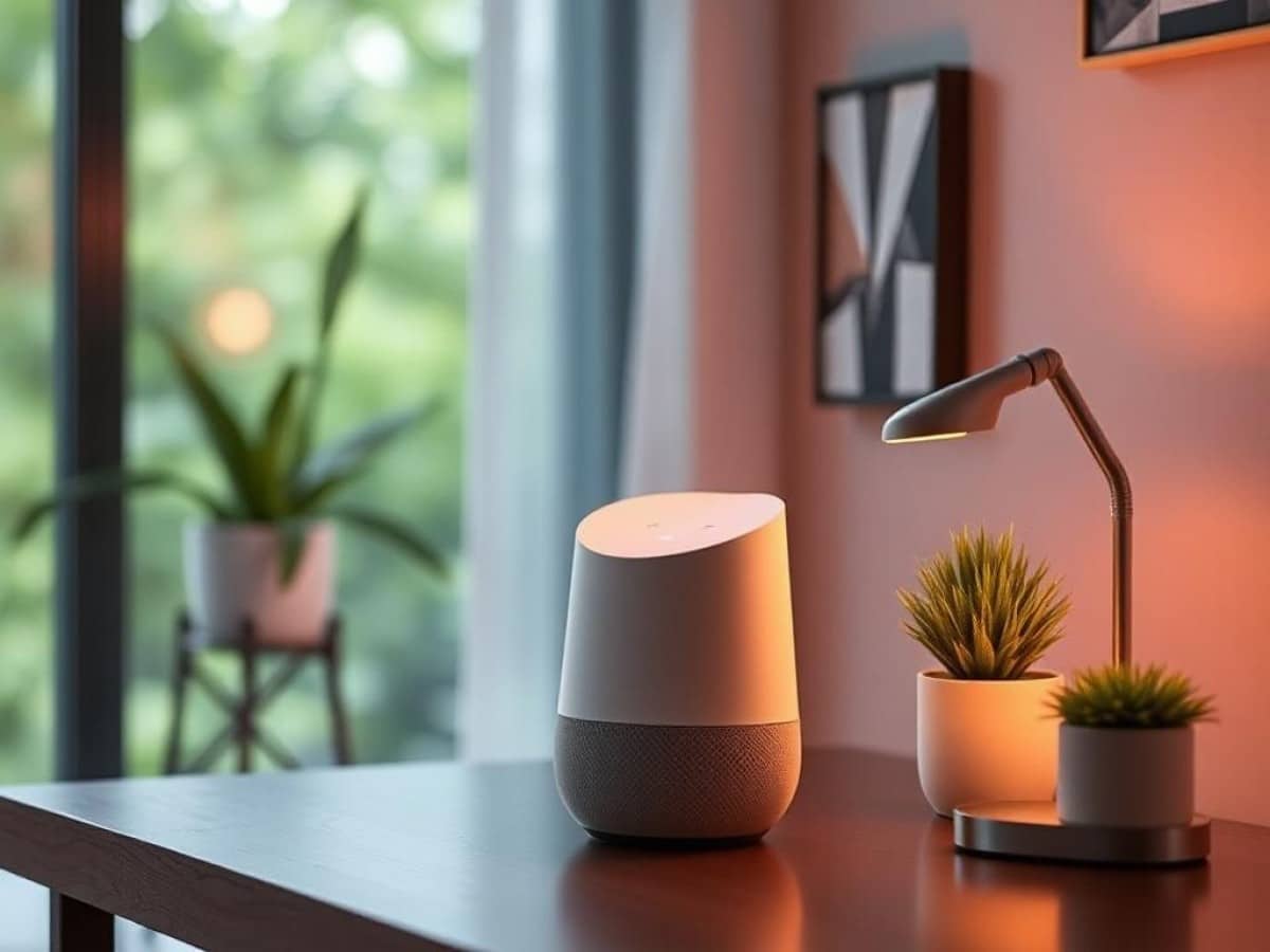 Fotomontaje inspirado en Google Home