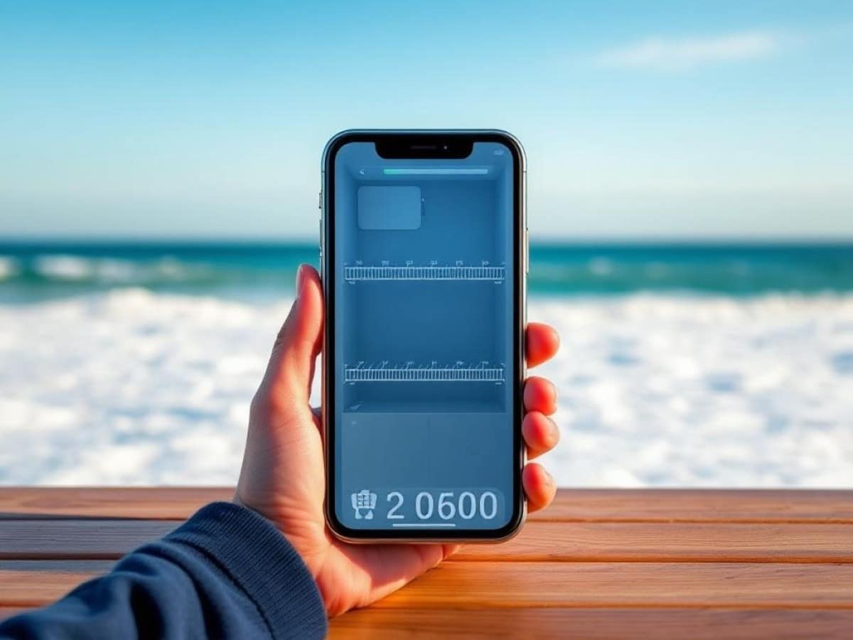 Ilustración de un móvil con cámara de vapor