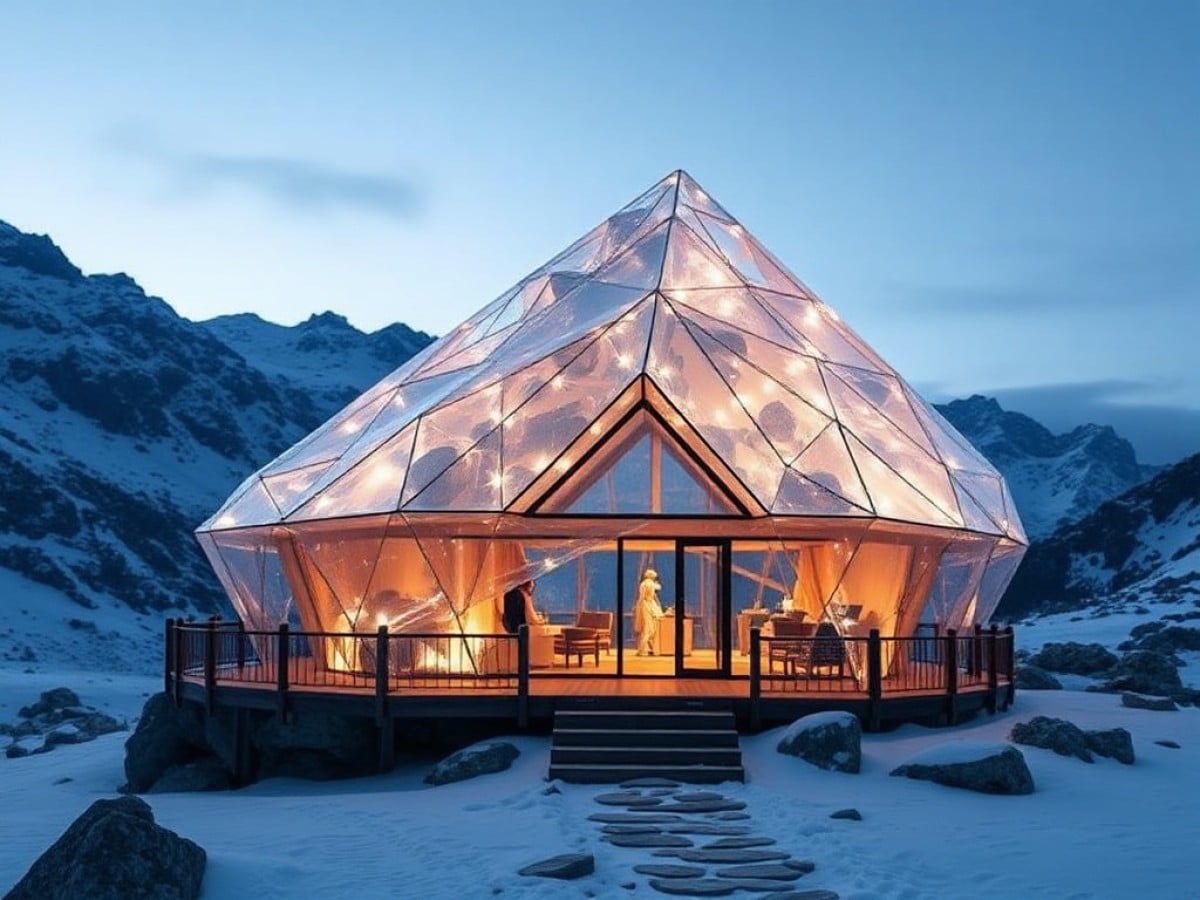 Incredible Glass Cabin Will Let Mountaineers Shelter from High-Altitude Peril in the Alps–LOOK