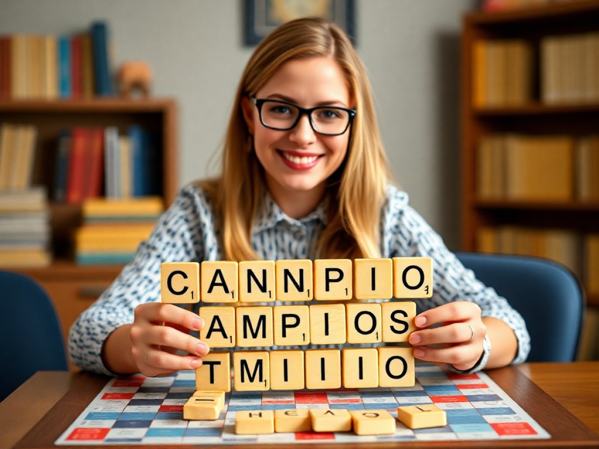 Math Teacher Becomes UK Scrabble Champ, Reveals the 2-Letter Words Experts Use to Win