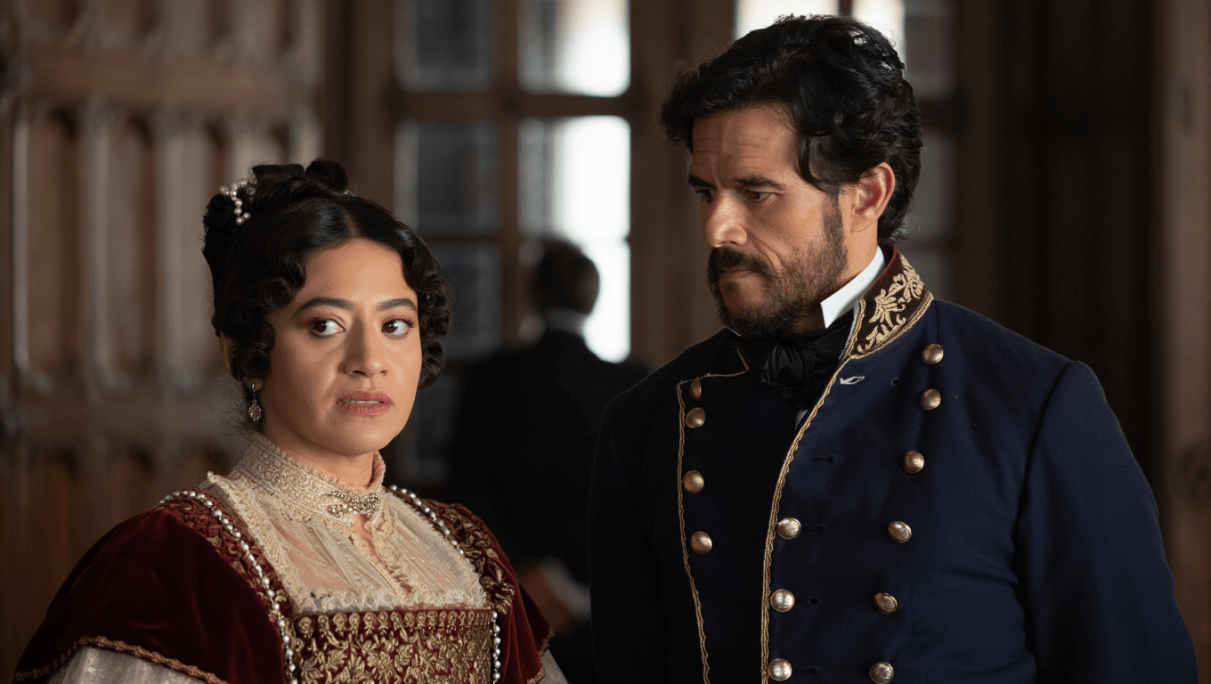 Así luce Belinda de emperatriz: las fotos de la serie ‘Carlota’ con Miguel Ángel Silvestre que ya son tendencia en México