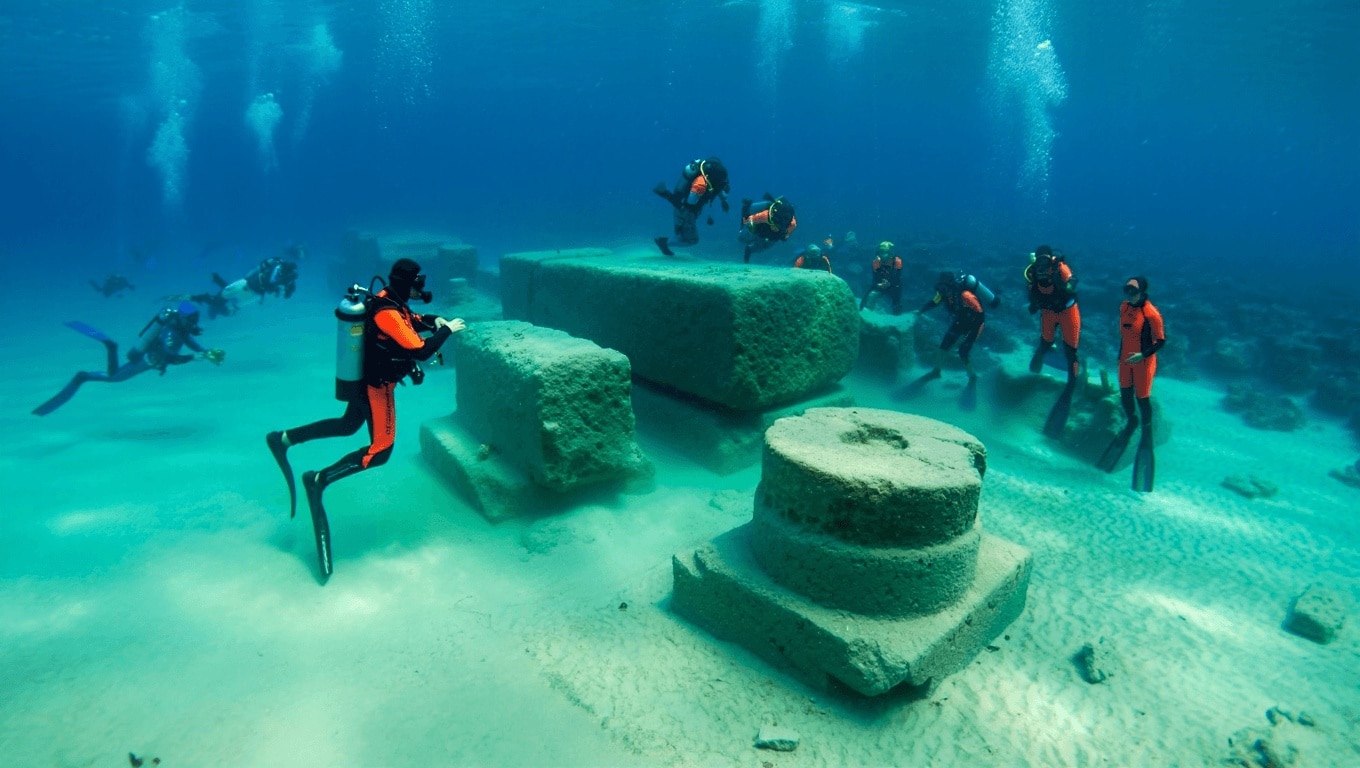 La tercera maravilla del mundo antiguo vuelve a la vida: restos del Faro de Alejandría son recuperados desde el fondo del mar