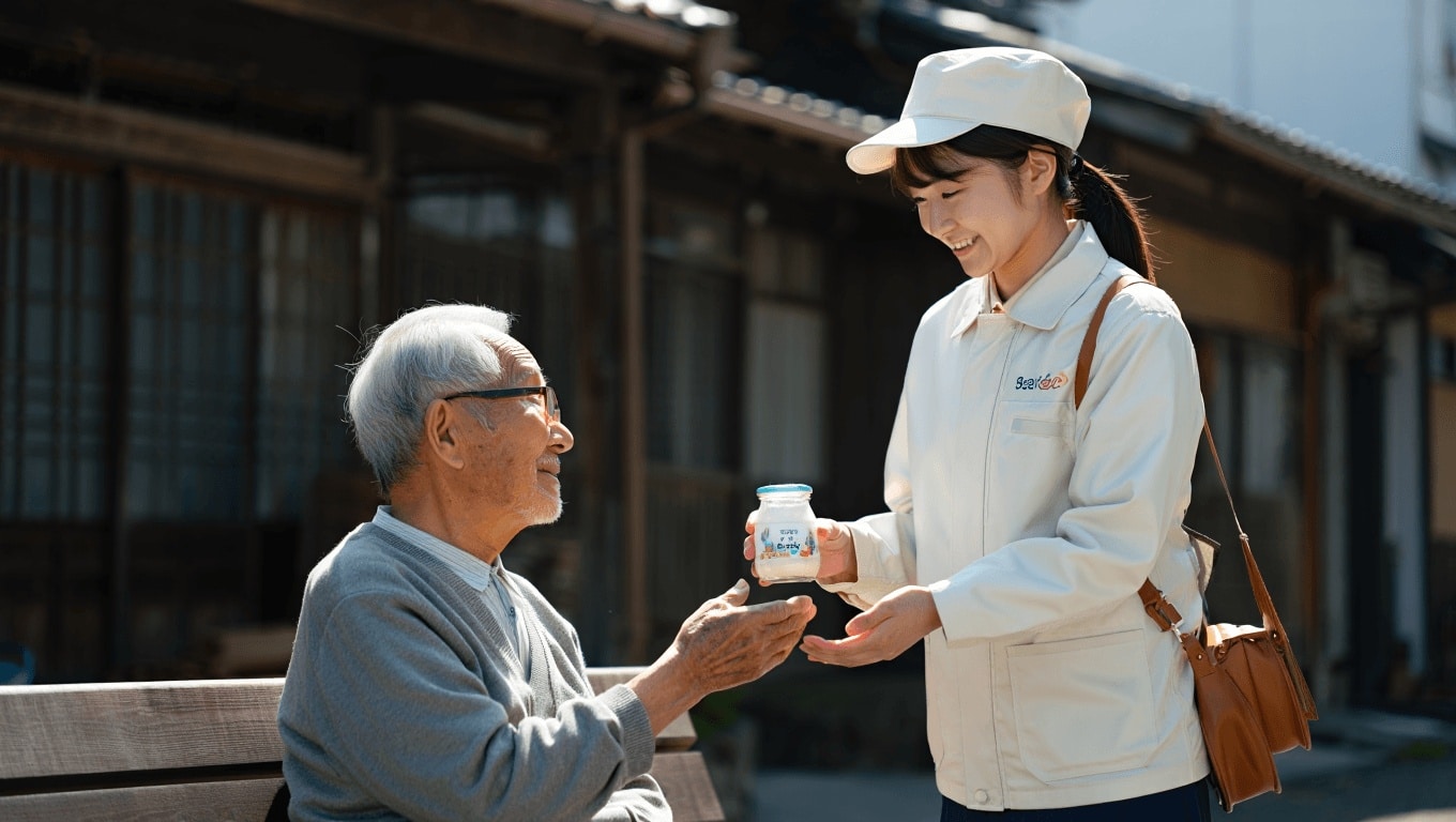 Japan’s Yogurt Delivery Ladies Serve as a Support Net for Country’s Aging Population
