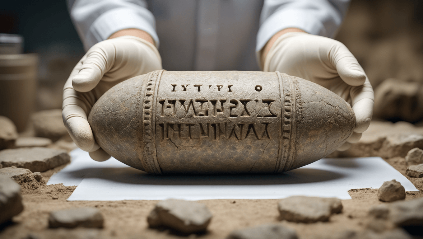 El ‘troleo’ más antiguo: descubren una ‘bala’ con burla incluida de hace 2.100 años