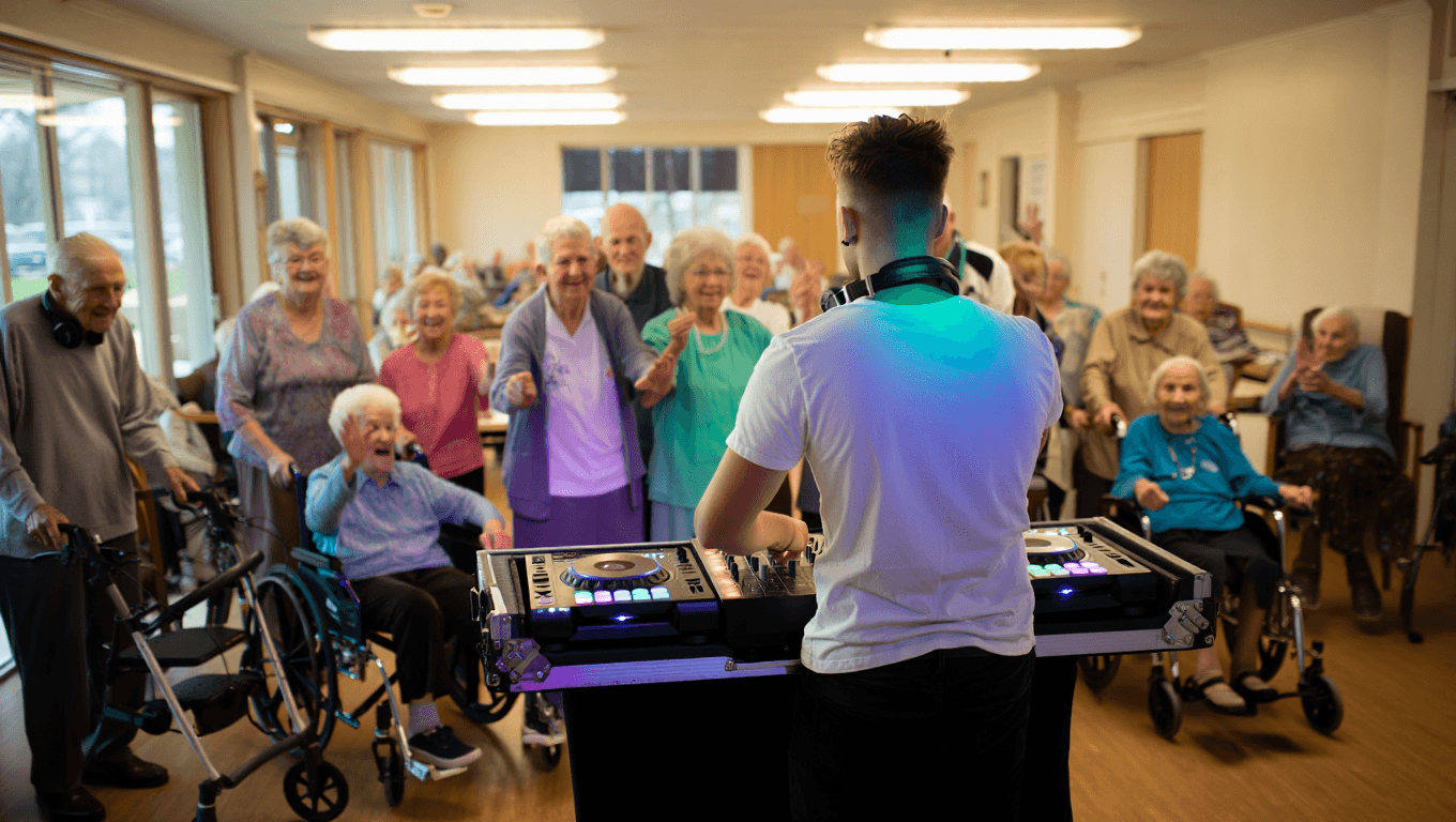 Watch London DJ Lead a Fabulous ‘Day Rave’ at Senior Center to Combat Loneliness