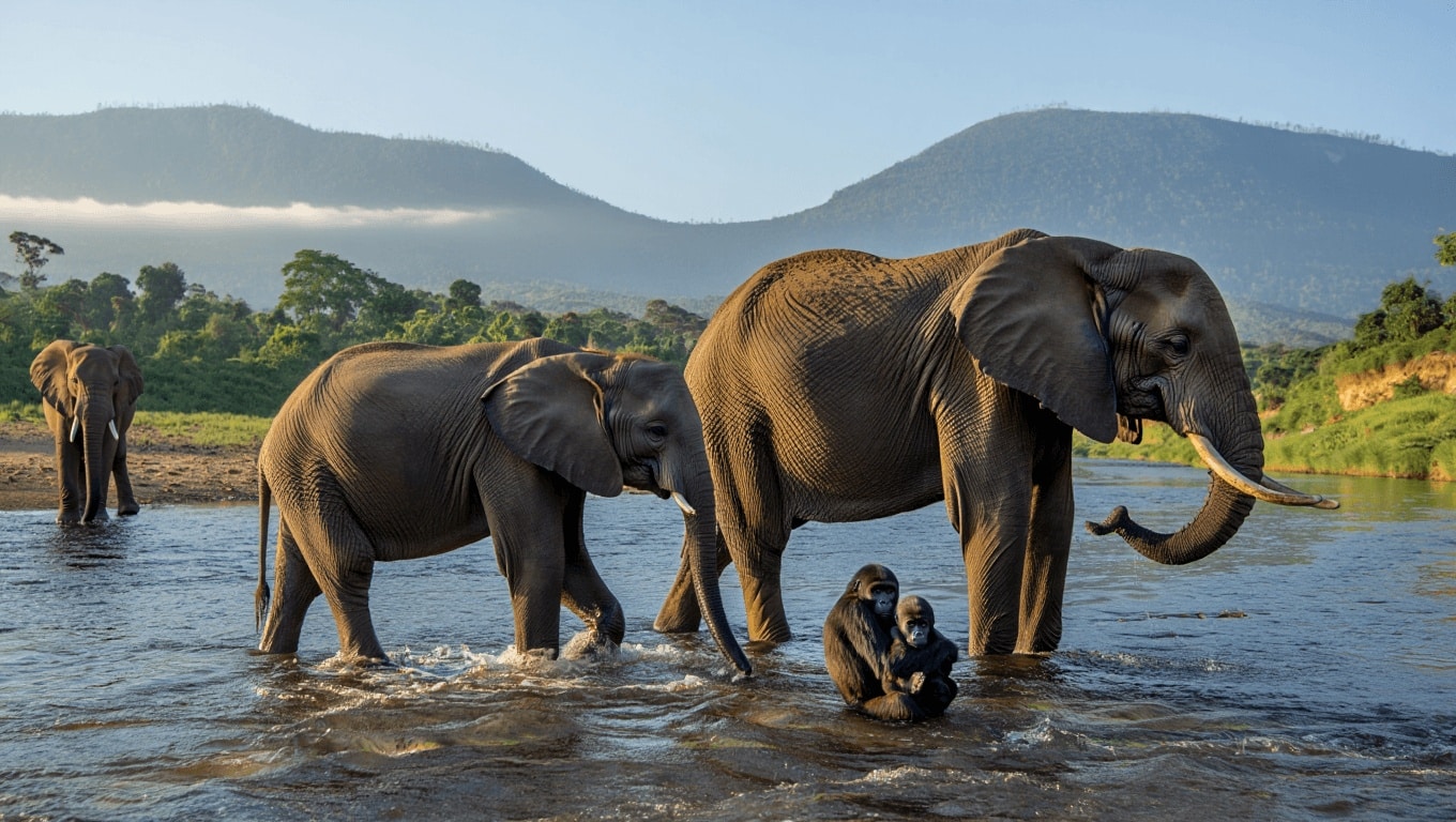 Virunga National Park Sees Hundreds of Elephants Return and Rare Gorilla Twins Born During Hopeful Year