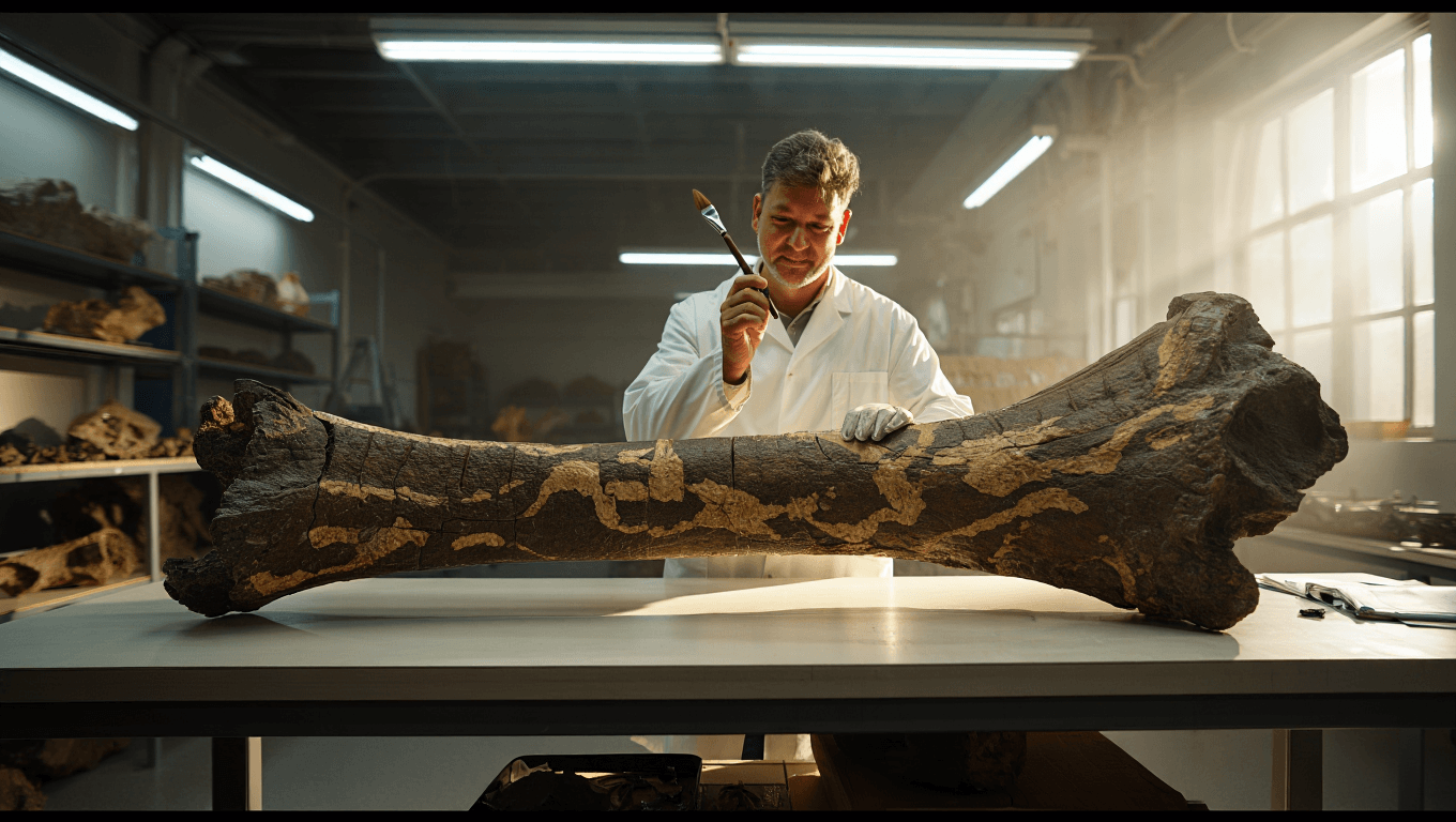 Descubren el hueso de un tiranosaurio gigante que pudo ser un ‘primo’ del T. rex