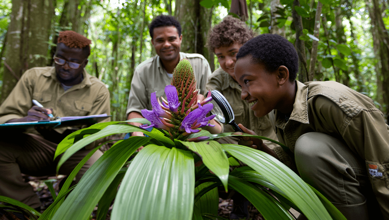 Investigadores descubren un nuevo género de plantas nativo de África Central