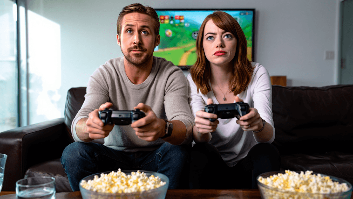 Ryan Gosling y Emma Stone también son gamers: los videojuegos que juegan y casi nadie sabía