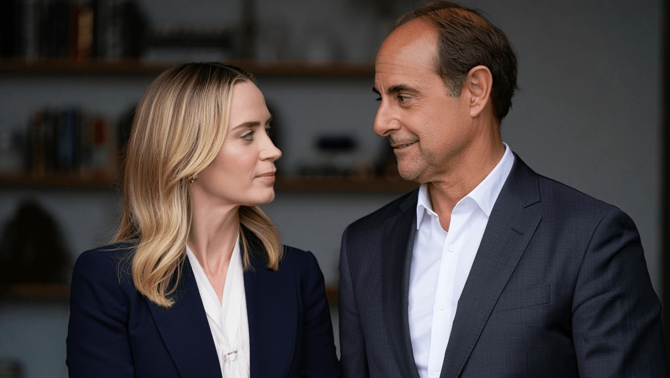 Emily Blunt y Stanley Tucci comparten algo más que 'El diablo viste a la moda 2' y casi nadie lo sabe