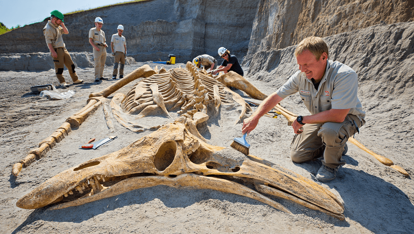 Descubren en Alemania un ictiosaurio del Jurásico
