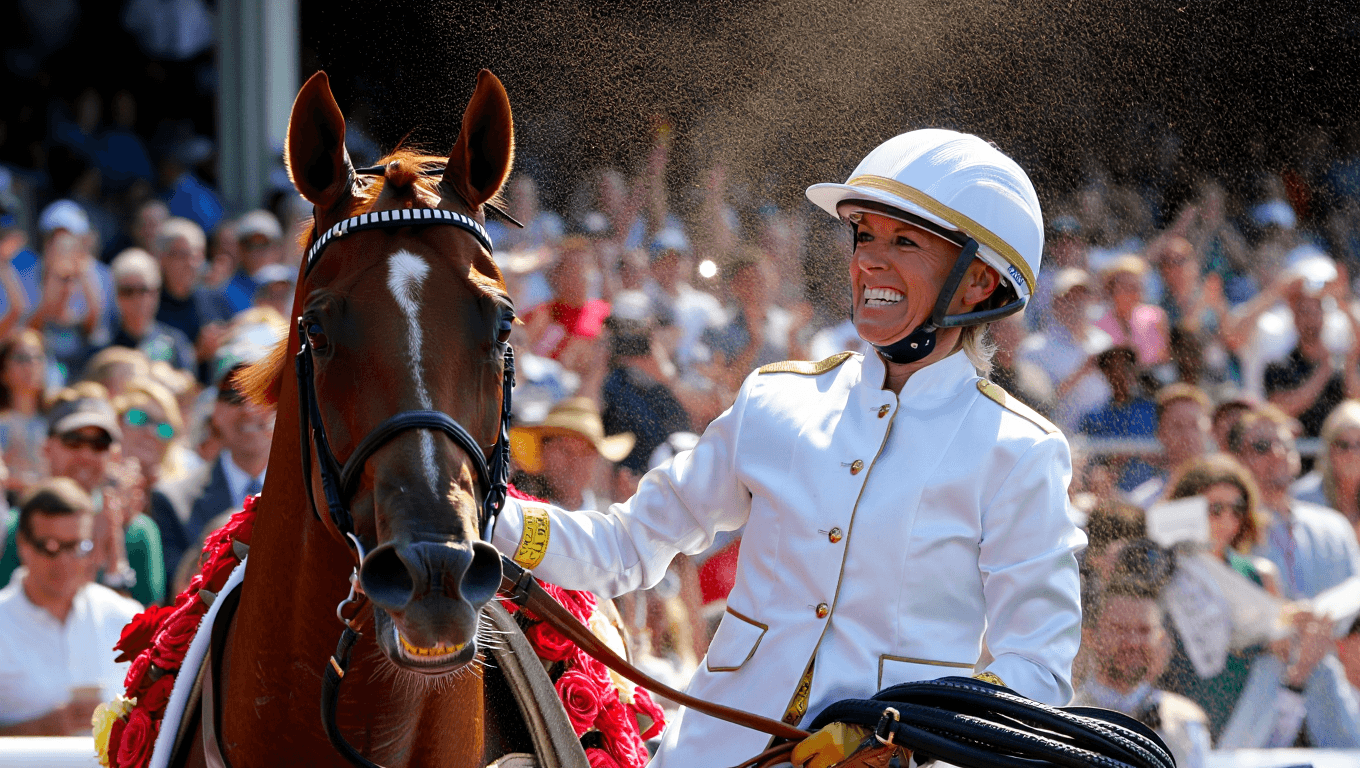In a Thrilling Comeback Victory Cherrie DeVaux Becomes First Female Trainer to Win Kentucky Derby (WATCH)