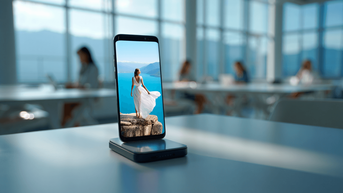 
            Samsung prepara una gran revolución: estaría probando una pantalla holográfica para móviles, según una filtración
    