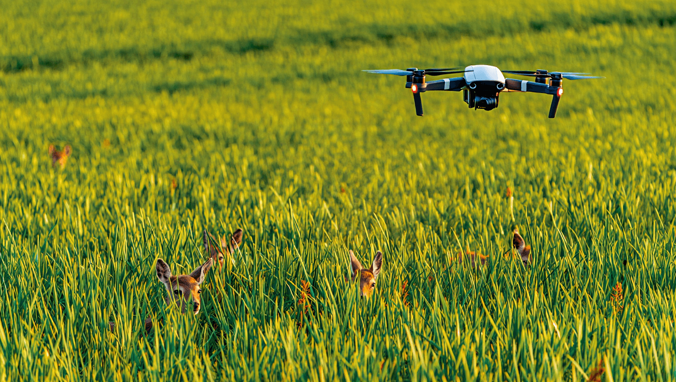 Drones are Saving Hundreds of Fawns From Mower Deaths in Germany (WATCH)