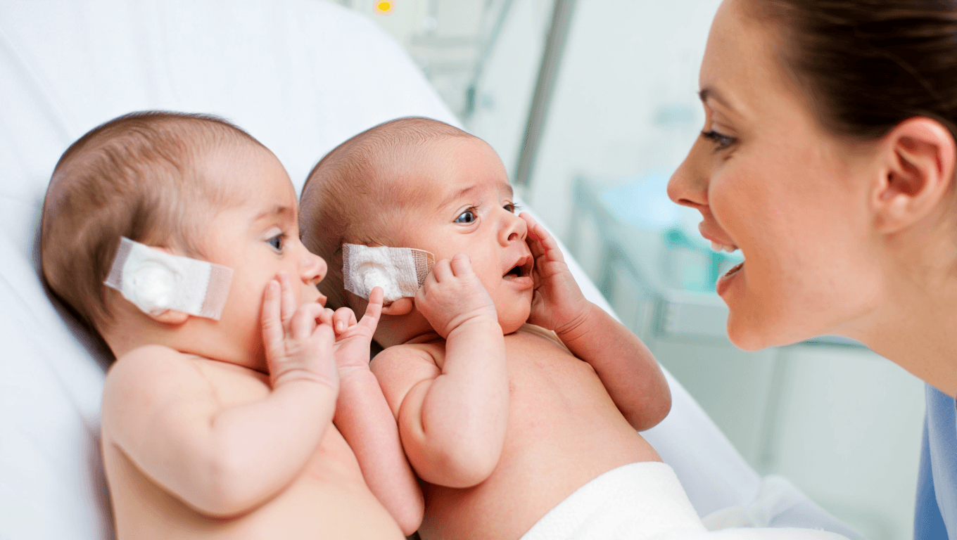 Unique Double Cochlear Implant Surgery Lets Twins Hear Mom’s Voice For the First Time–Together