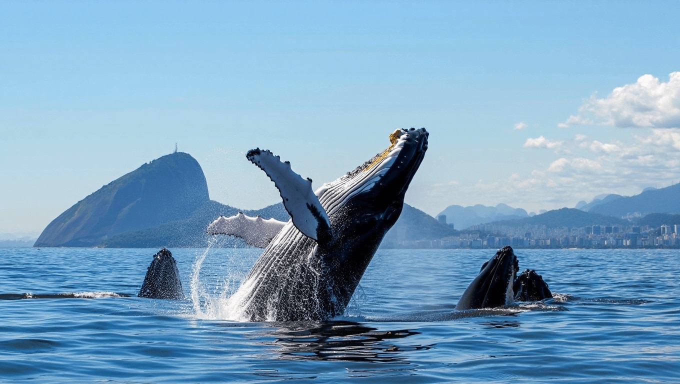 Humpback Whale Watching Surges in Brazil Where Population Has Grown 27-fold Since Whaling Ended
