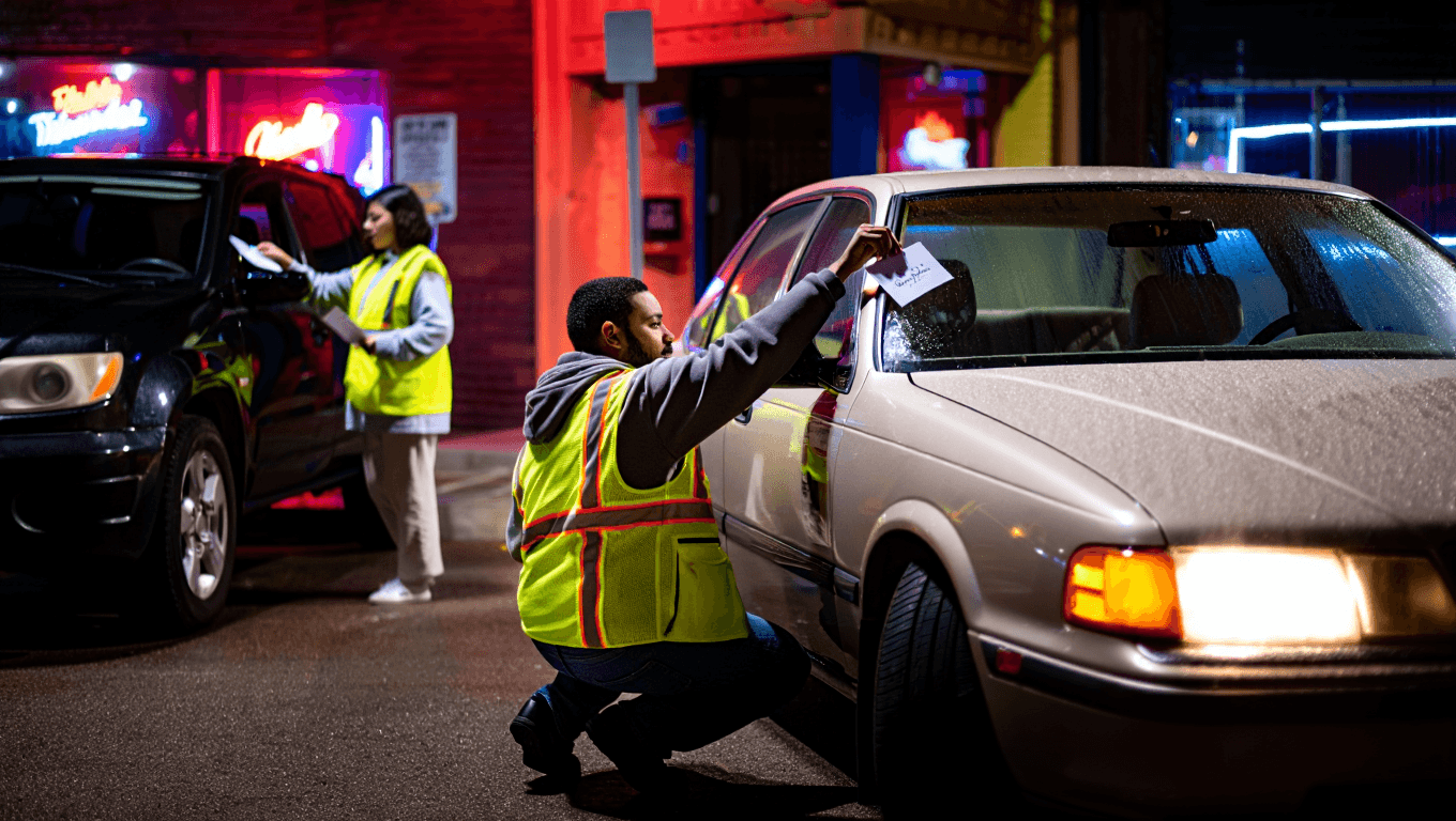 Quirky Campaign Leaves Nice Surprises on Cars of Anyone Who Took Cabs Home from the Bar