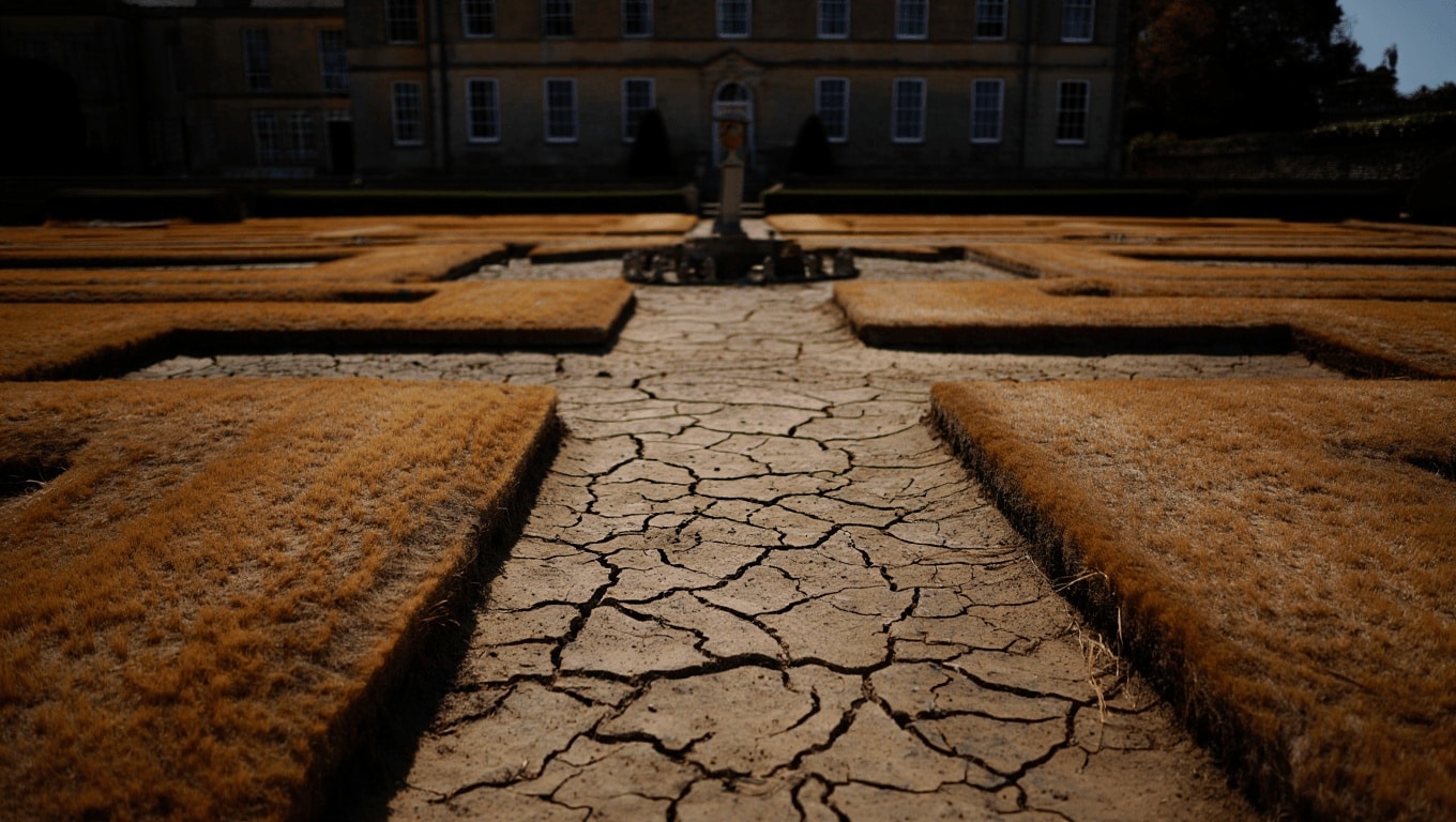 Heatwave Reveals ‘Lost’ 17th Century Garden Design Under Parched Grass