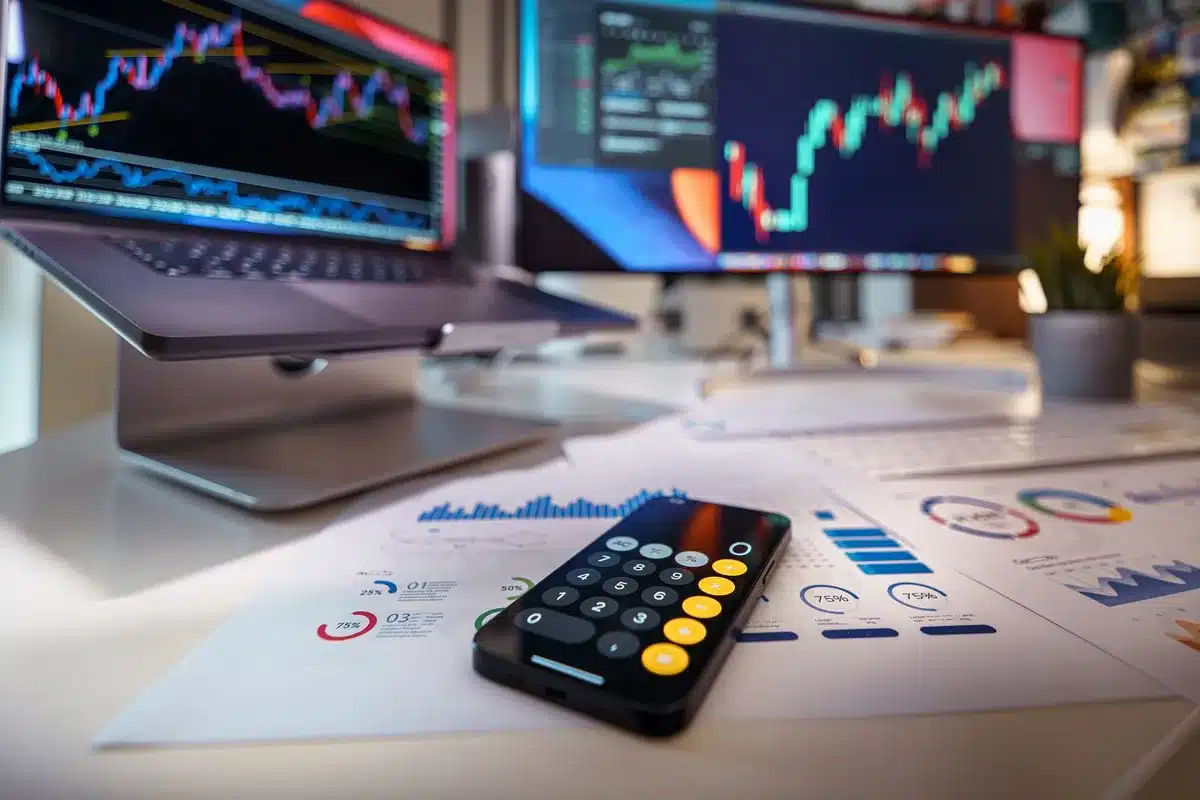 Gráficos de flujo de dinero y análisis de movimientos financieros entre mercados