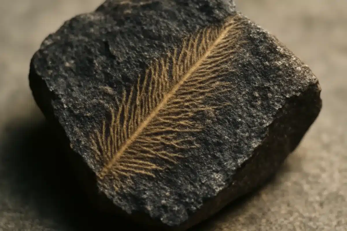Pluma encontrada en heces fosilizadas podría explicar por qué algunas aves