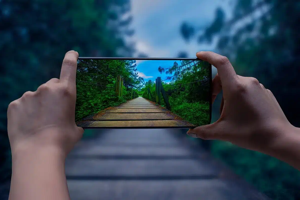 rear camera module on generic smartphone back