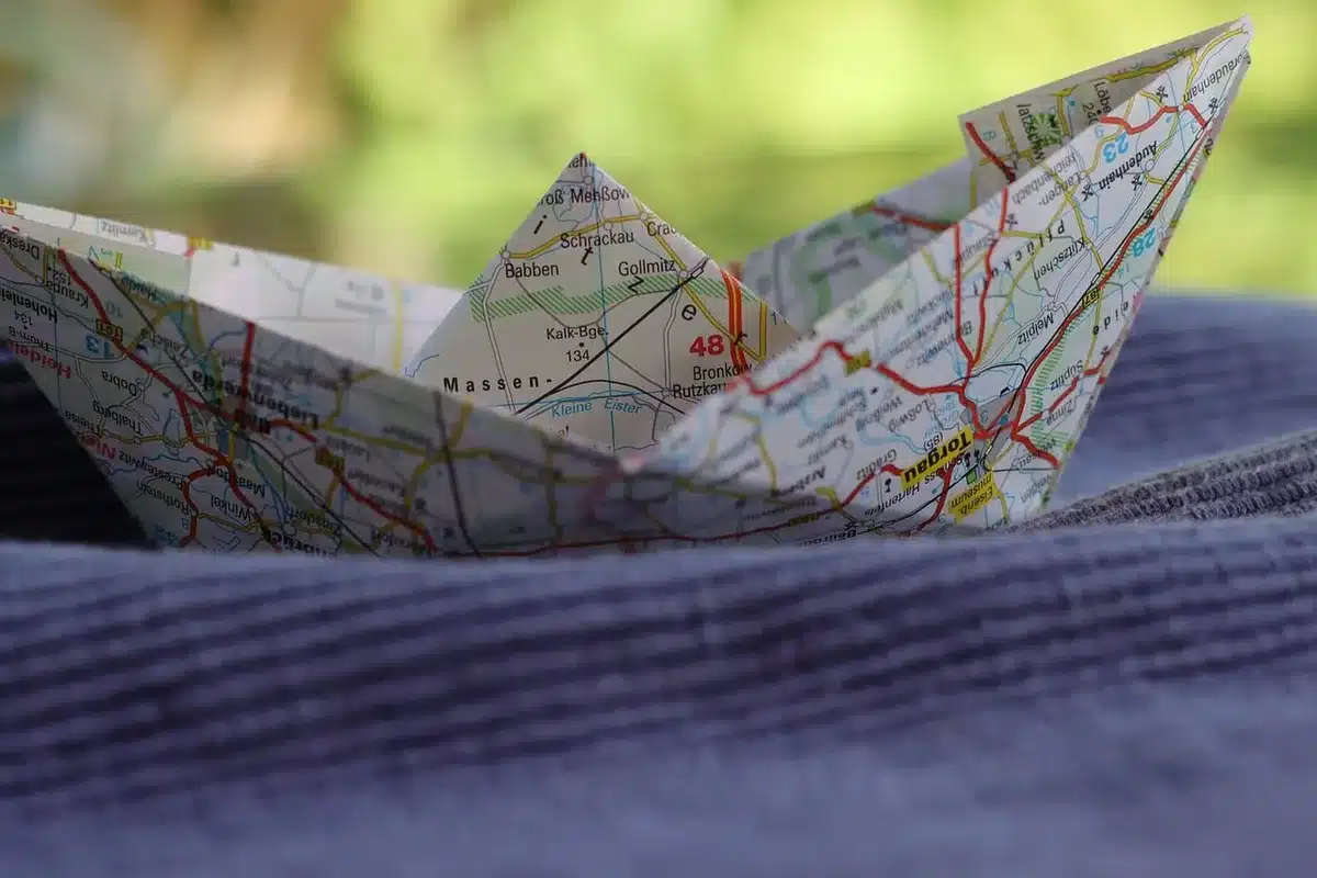 Mapa catastral unificado en pantalla con parcelas y leyendas